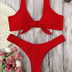 Red bikini